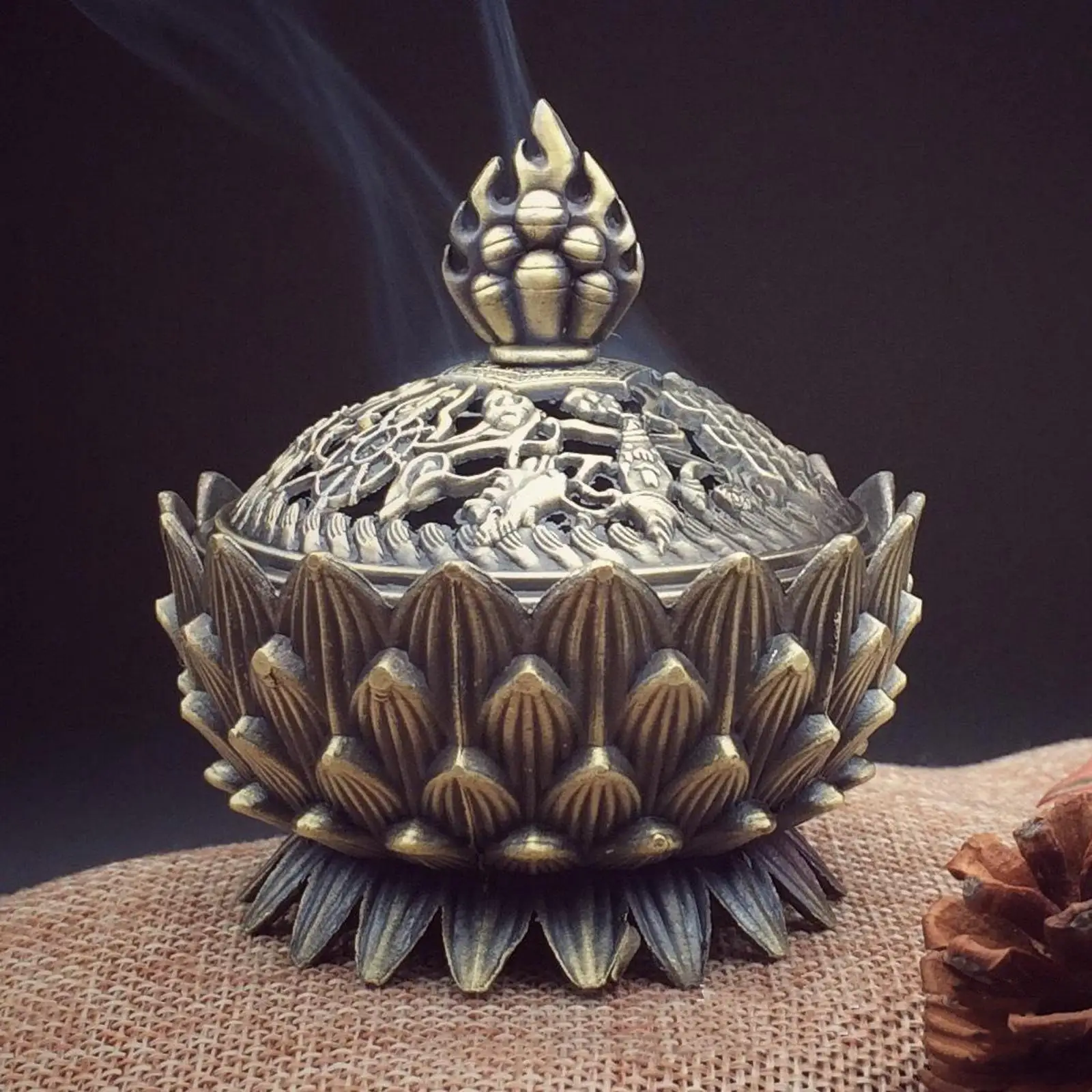 

Подставка-курильница для благовоний, из сплава