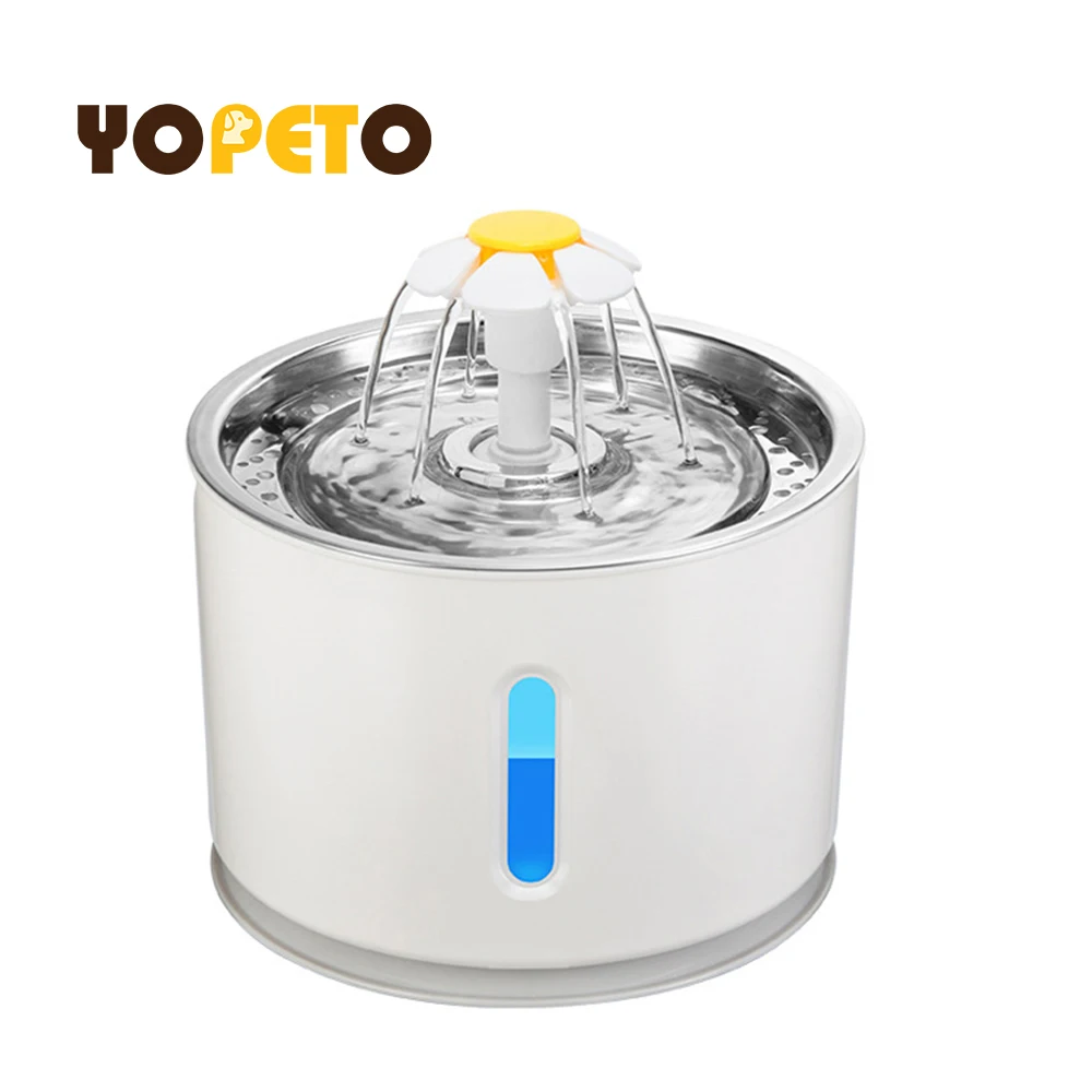 1.6L Electric Water Fountain Automatic Cat Dog Pet Drinker Bowl Drinking Dispenser | Дом и сад