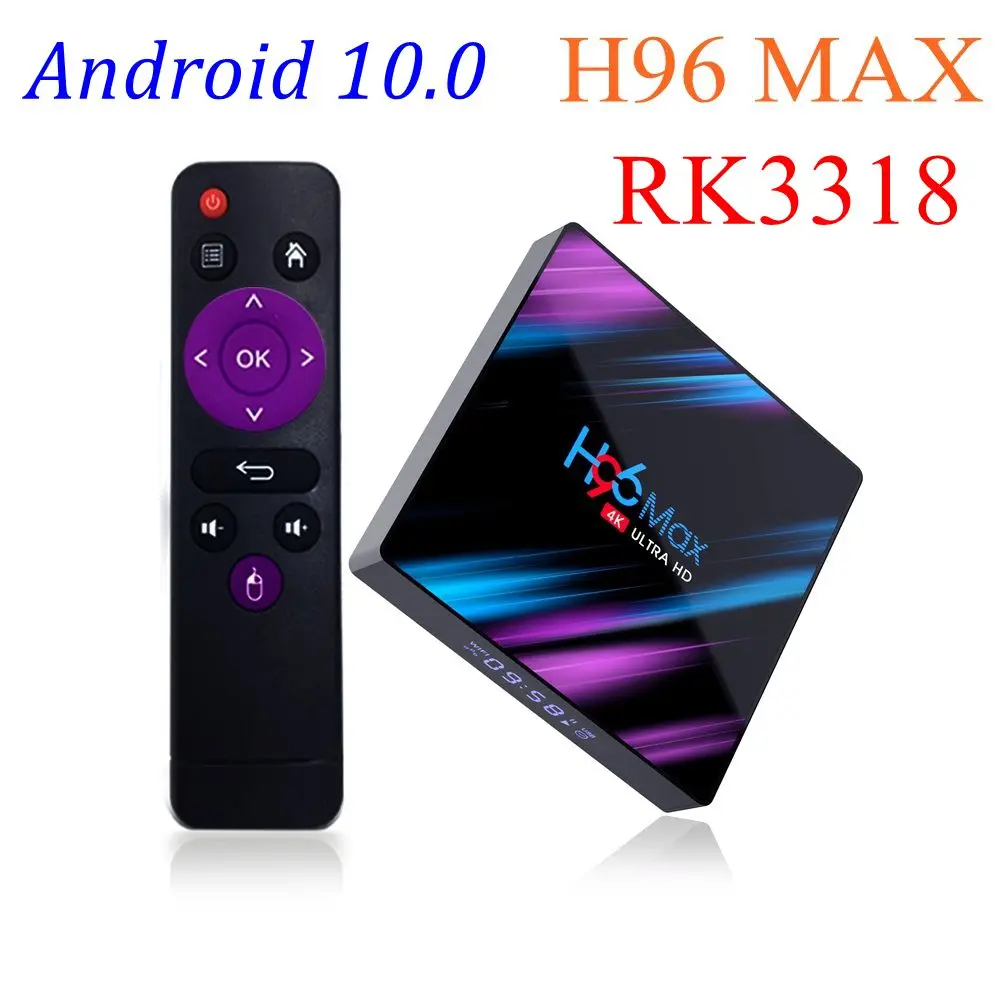ТВ-приставка H96 Max четырехъядерная 4 + 64 ГБ 10 0 ГГц/2 2 Wi-Fi USB 5G BT4.0 4K H.265 Youtube |