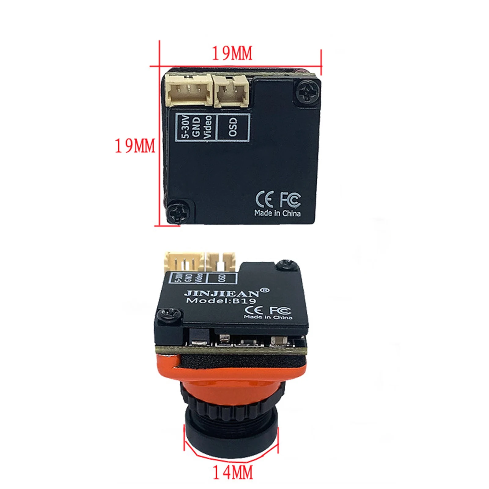 

1 set 1500TVL NTSC/PAL/Low Latency FPV Camera w/OSD for RC Drone Quadcopter Accesories