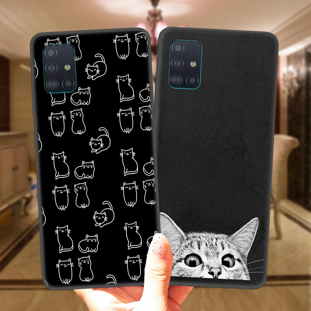 Силиконовый чехол для Samsung Galaxy A51/A71/A01/A11/A31/A41/A21S/A10/A20/A30/A40/A50/A70/A8 Plus | Мобильные