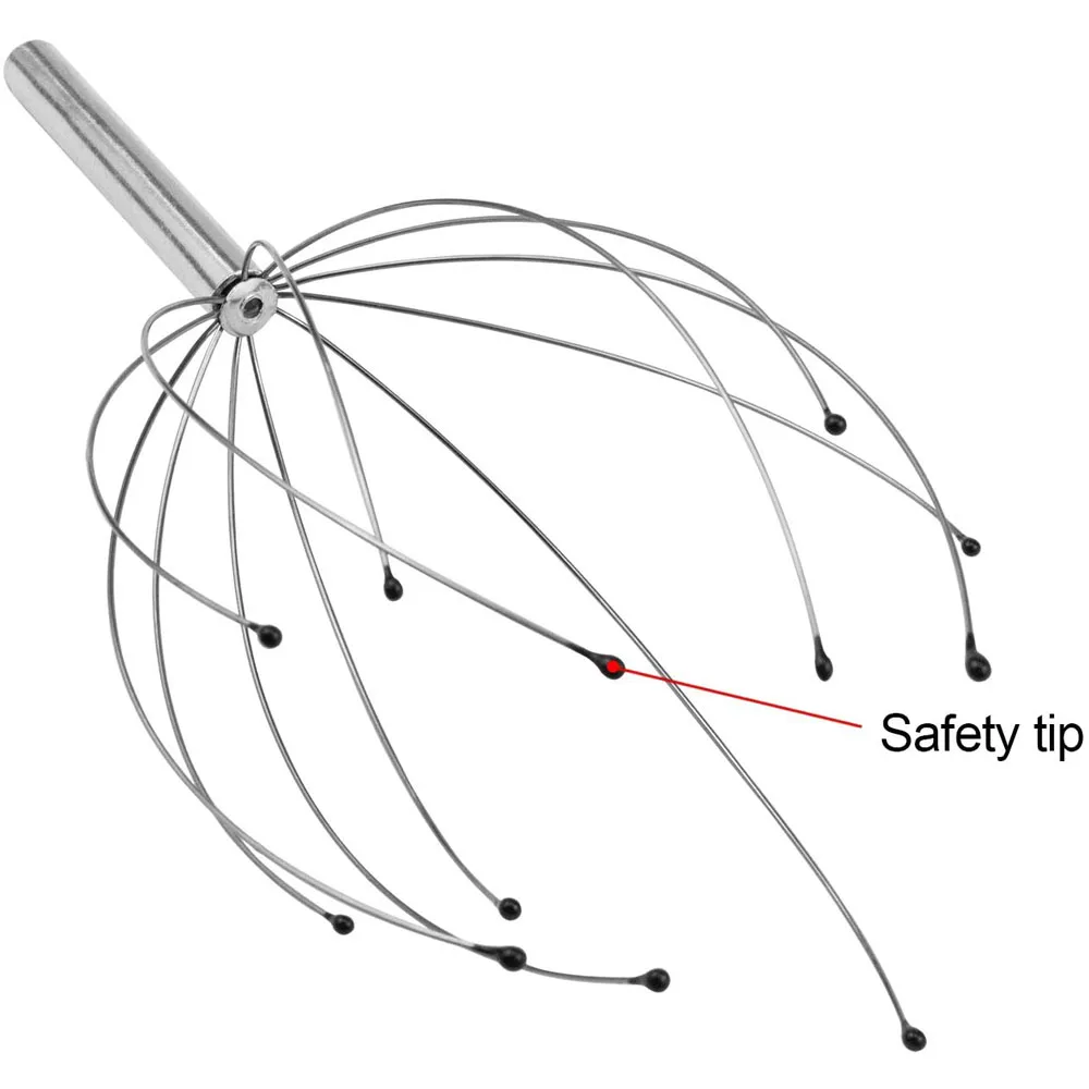 Два переносных массажа для головы инструмент снятия давления и массажер кожи