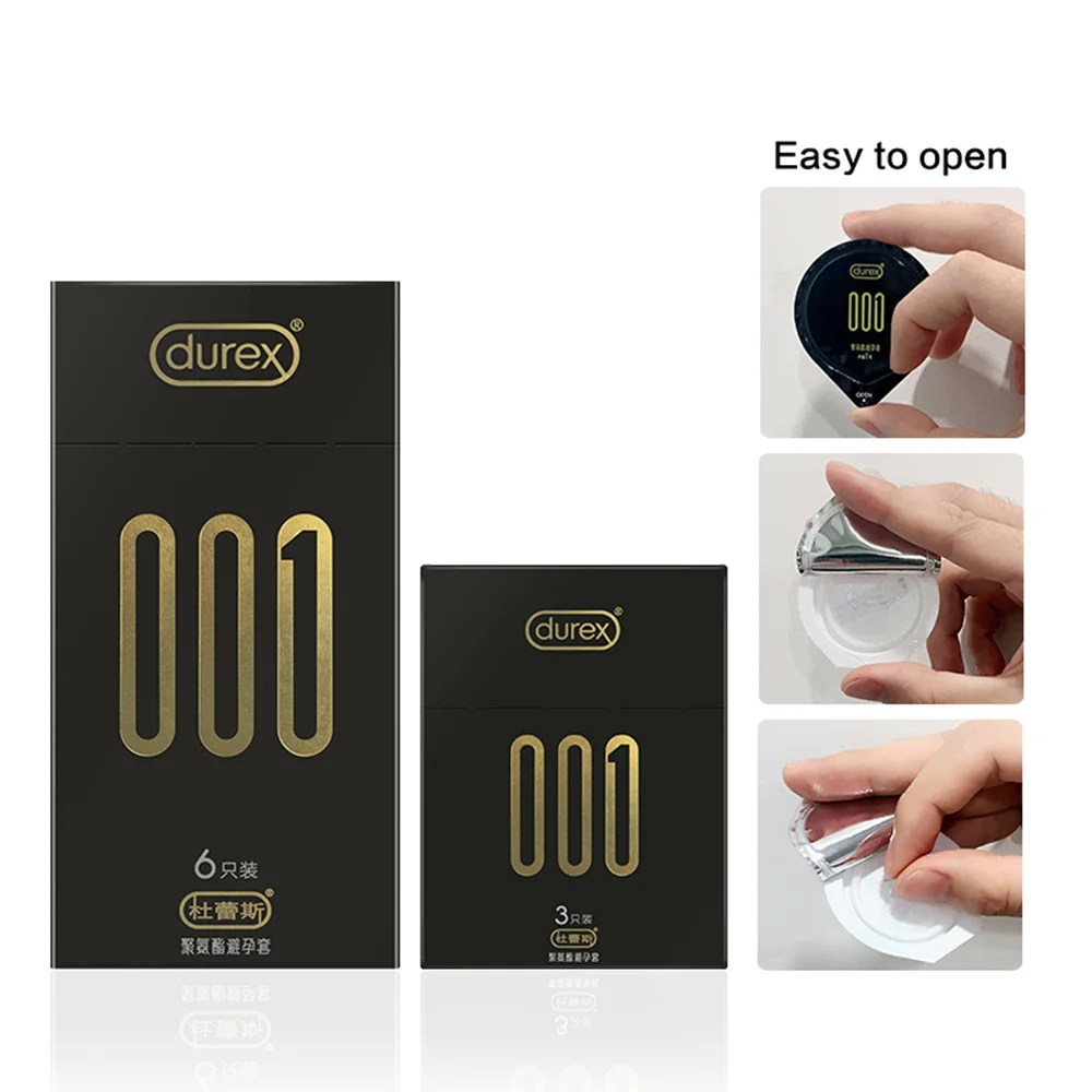 Durex 001 полиуретановый презерватив 54 мм ультратонкий рукав для пениса мужчин не