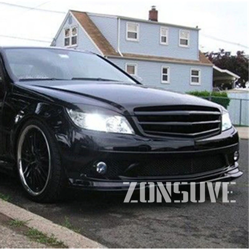 Запчасти для Mercedes Benz C Class W204 2007 2012 года из углеродного волокна|Гоночные решетки| |