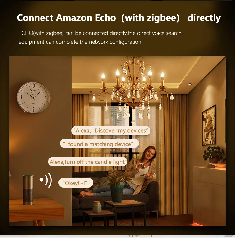 

Zigbee 3.0 intelligent tuya lamp led bulb E27/E14 240v 110v RGB + w + c runs on smartthings alexa echo hub google smart home