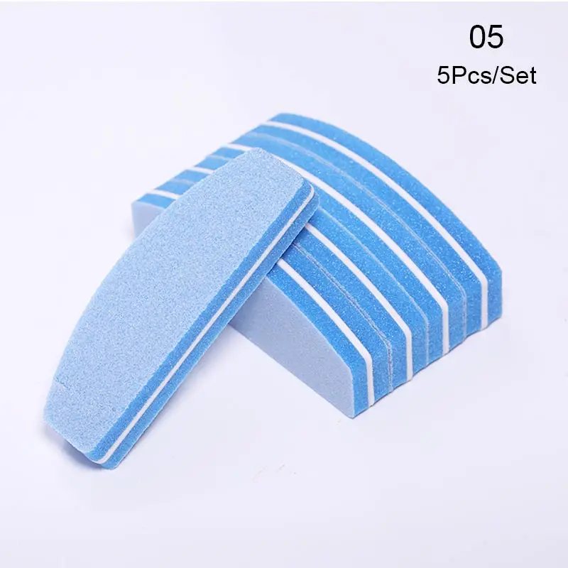 6 Patterns Professional Nail File Flower Sanding Nail File Double Side Nail Buffer Buffing Polish Nail Art Block Pedicure Tools - Цвет: 17