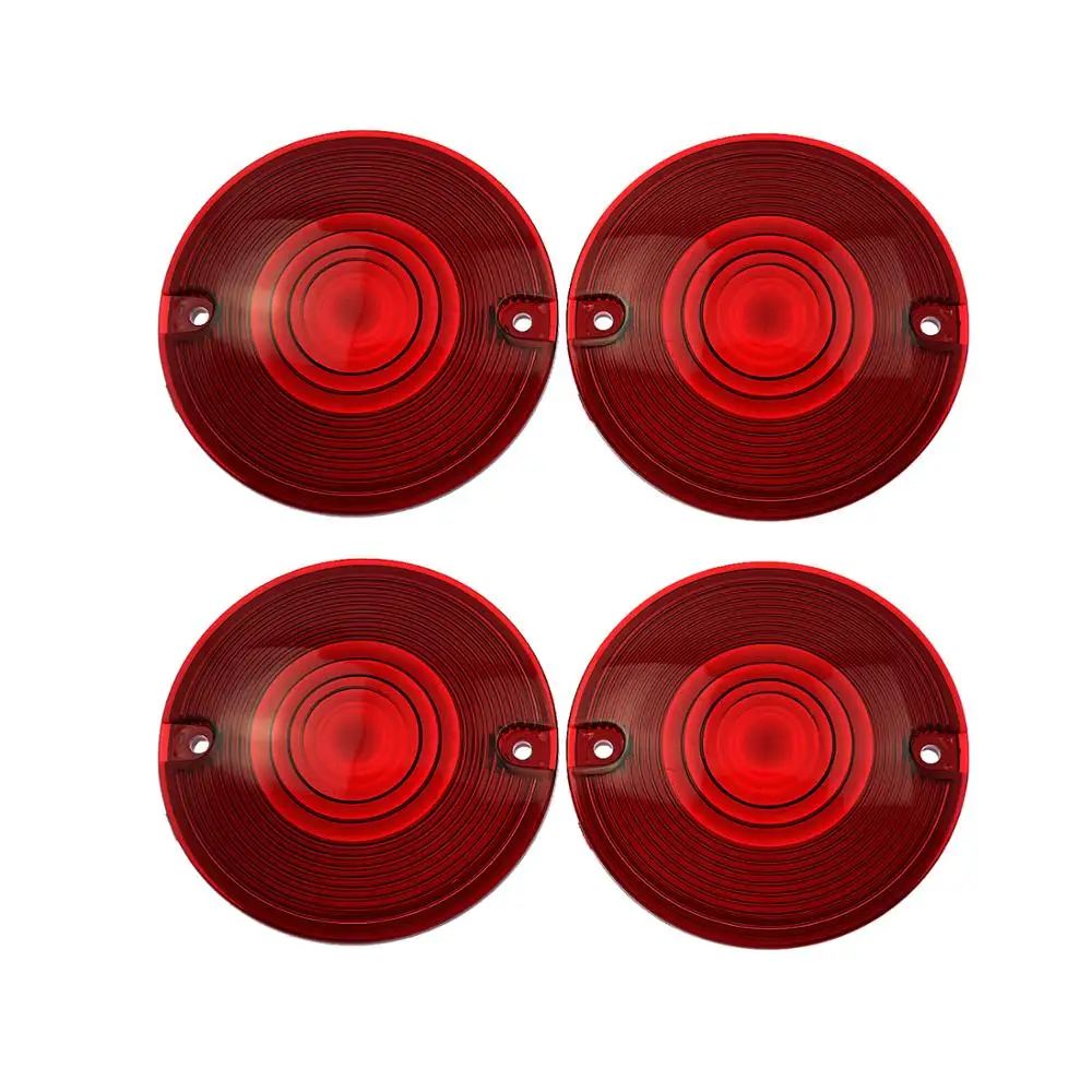 Мотоцикл поворотник свет крышка объектива мотоцикл 4 шт. крышки на фары красный