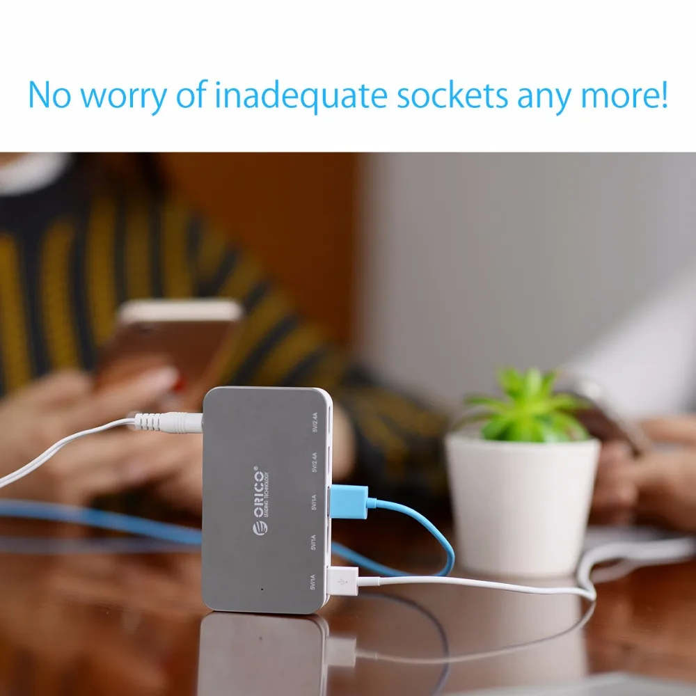 ORICO зарядное устройство для мобильного телефона 5 портов USB настольное зарядное устройство универсальное умное зарядное устройство для Xiaomiwei huawei samsung