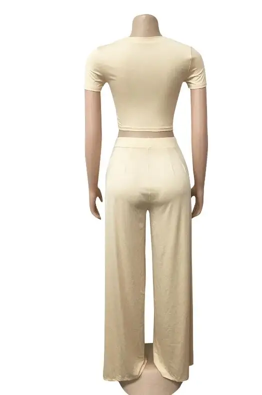 Модные популярные новые продукты Женский Повседневный костюм широкие брюки