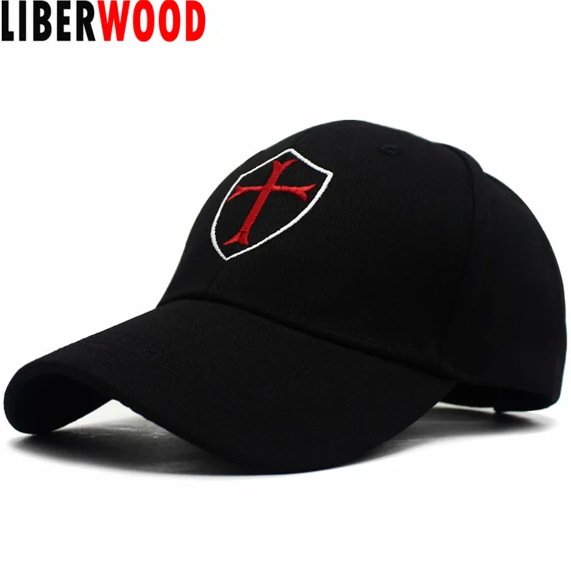 LIBERWOOD крестообразные рыцари Ранняя бейсбольная шляпа мужские и женские кепки