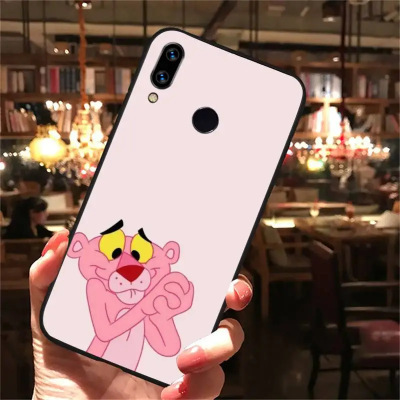 

Fashion Pink Panther Phone Case For Xiaomi Redmi 7 9t a3Pro 9se k20 mi8 max3 lite 9 note 8 9s 10 pro