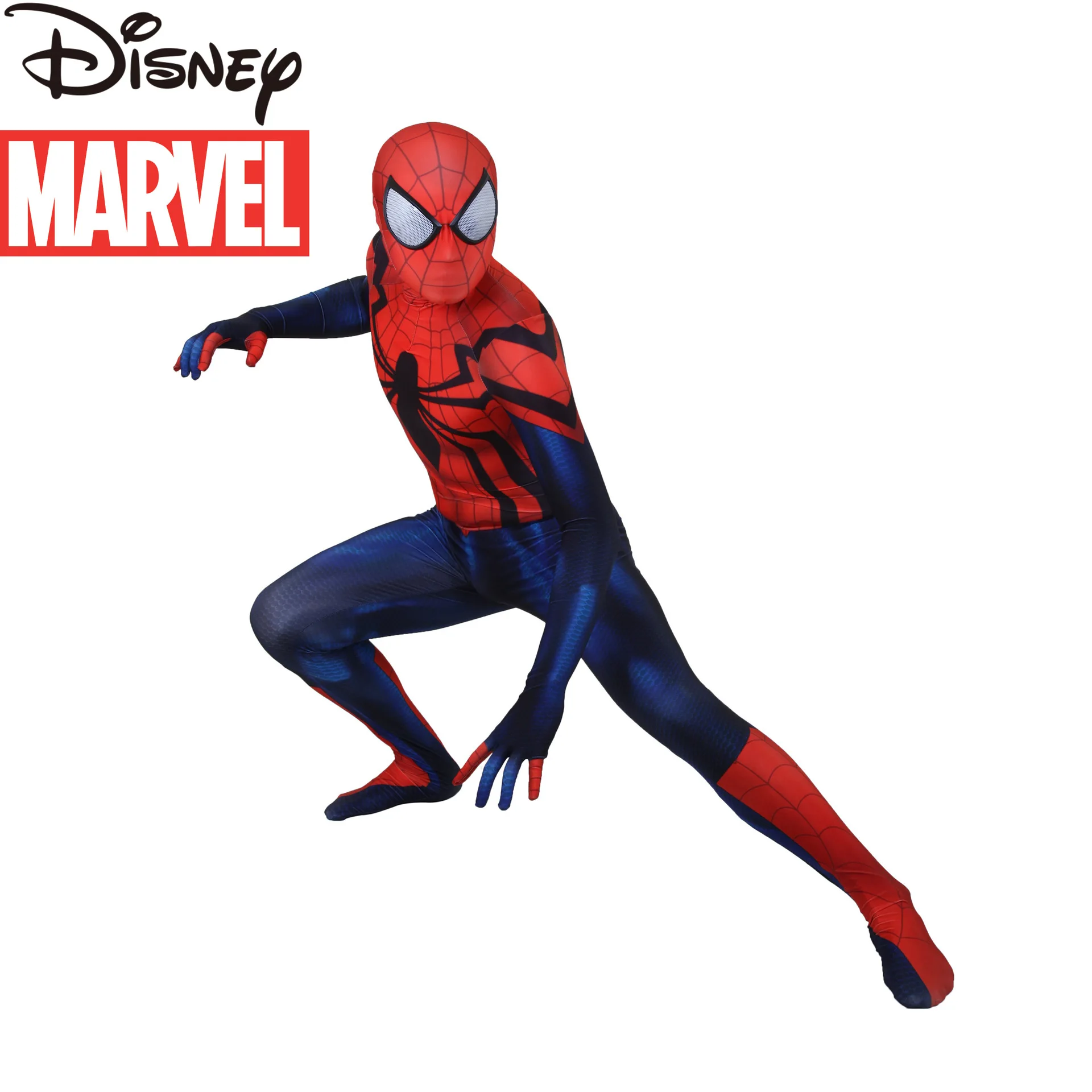 

Disney Marvel Spider-Man Adult Child Cosplay Jumpsuit Performance Costume Digital Print Spider-Man Halloween Costume