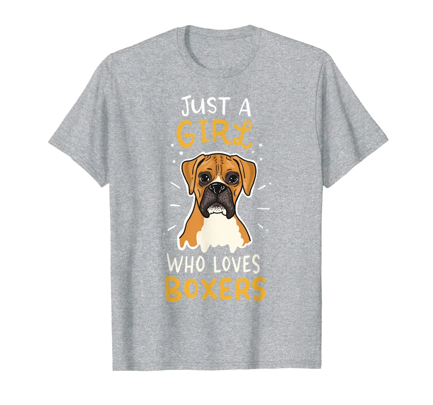 

Boxer Just A Girl Who Loves Boxers Dog Trainer School Gift T-Shirt