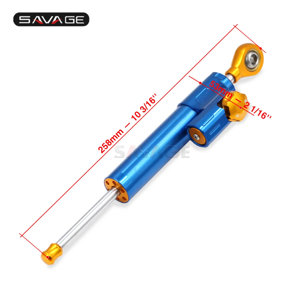 

Steering Damper Adjustable Stabilizer For SUZUKI GSX-R 600/750 2001-2005 02 03 04 Motorcycle Linear Reverse Safety Kit GSXR