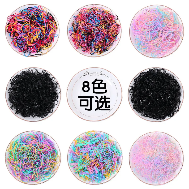 

Резинки для волос для девочек, аксессуары для волос, нейлоновая резинка, эластичная повязка на голову, Детская резинка для конского хвоста, ...