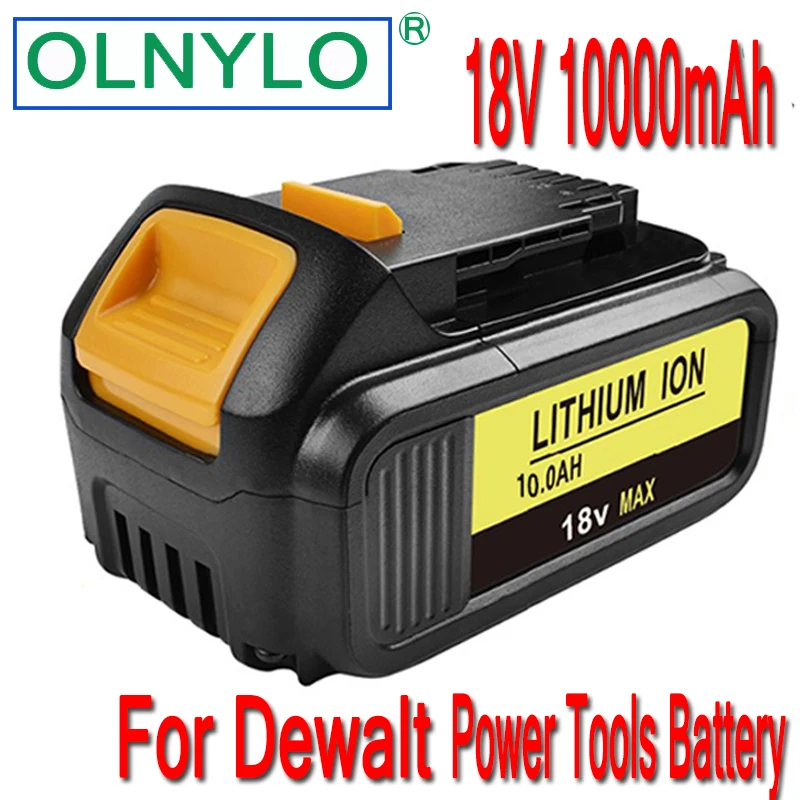 18V1000 0mAh/8.0ah/6.0Ah Li Ion DCB180 перезаряжаемая батарея для DEWALT DCB180DCB181 XJ DCB200 DCB201 2 DCB204 DCB20