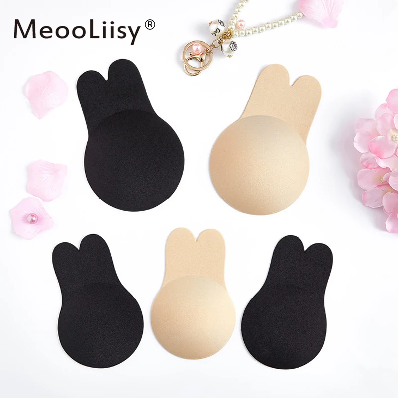 

Women Push Up Bras For Self Adhesive Silicone Strapless Invisible Bra Reusable Sticky Breast Lift Up Tape Bra Silicone Breast
