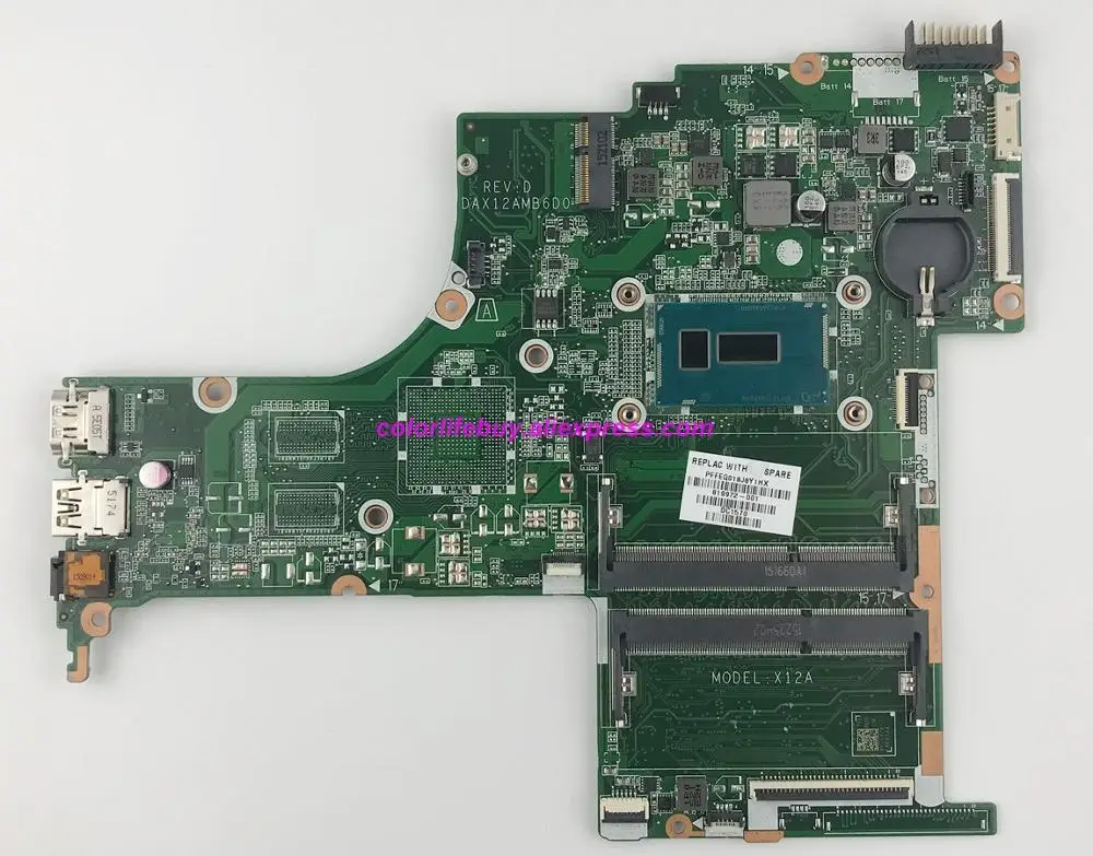 

Genuine 819972-001 819972-501 819972-601 i7-5500U CPU UMA DAX12AMB6D Laptop Motherboard for HP NB 15-AB Series 15T-AB000 PC
