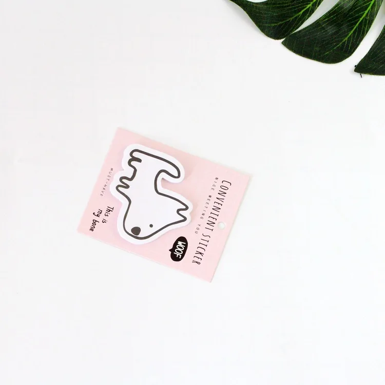 

40 sets/1 lot Memo Pads Kawaii Stickers Meng Sticky Notes Escolar Papelaria School Supply Bookmark Notepad Label