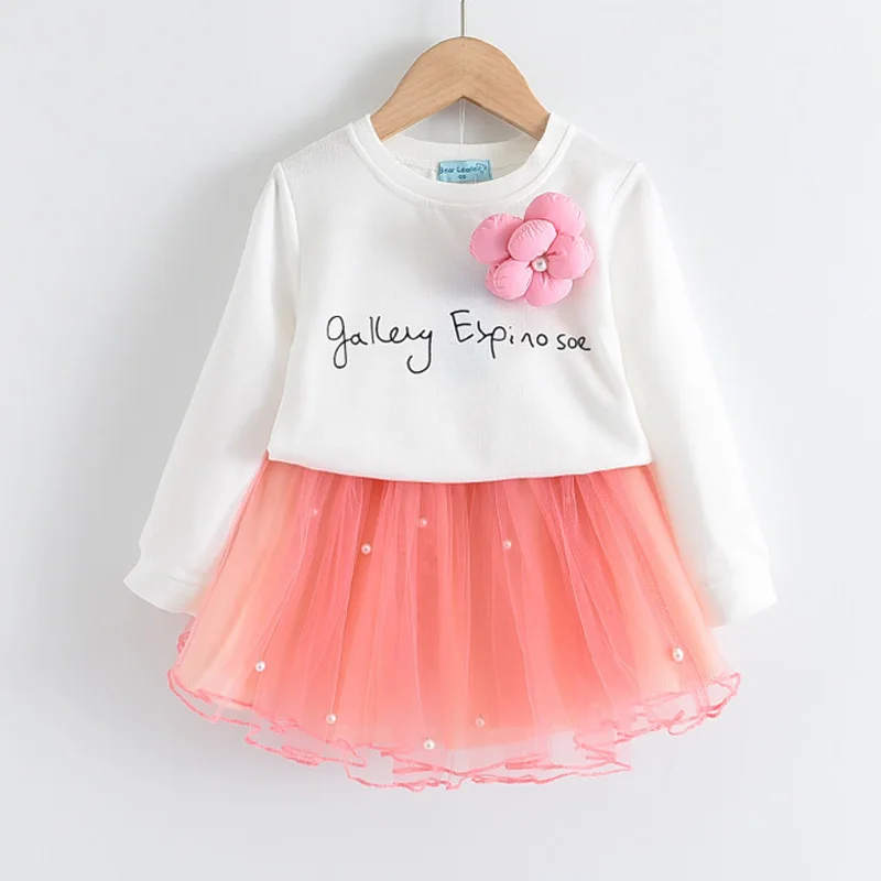 

Girls Dress New Brand Baby Girls Blouse Rabbit Ears Hooded Ruched Long Sleeve Children Clothing Dress Girls Clothes