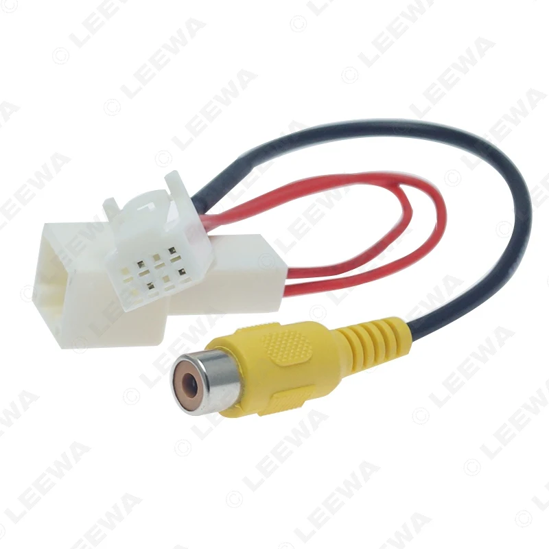 LEEWA Автомобильная камера заднего вида Видео разъем конвертер кабель адаптер для