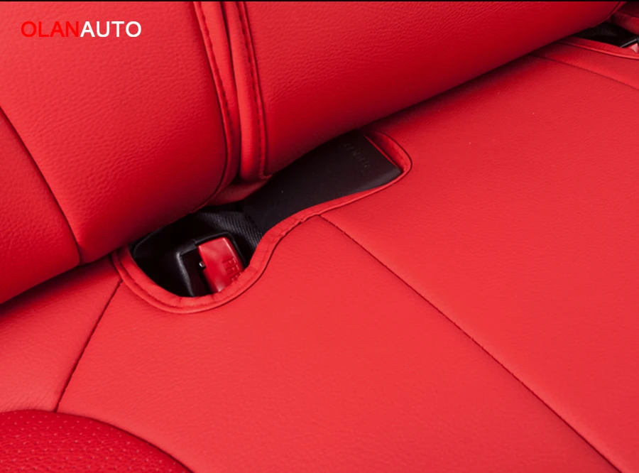 Пользовательские автомобильное сиденье из кожи чехол для mitsubishi outlander xl 3 ASX Pajero sport lancer 9 аксессуары Чехлы для автомобиля