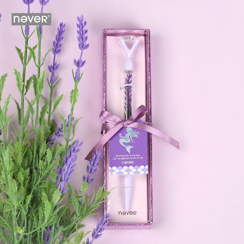 

Никогда фиолетовый Лавандовый шариковая ручка гелевая ручка 0,7 мм роликовые шариковые ручки для офиса и школы подарочные канцелярские прин...