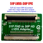 51 Pin FHD на 30 Pin HD адаптер LVDS доска FFC FPC LVDS Конвертер Коннектор для LG SAM transfer VCC левая и правая Замена