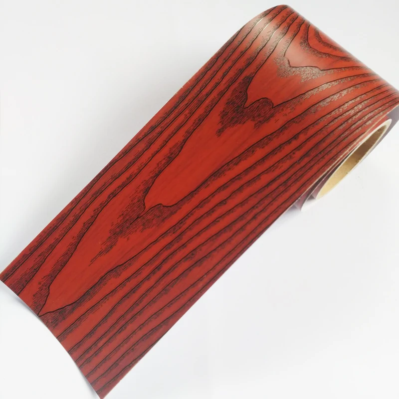 Самоклеящаяся наклейка из ПВХ зернистость под дерево рамка двери волновая