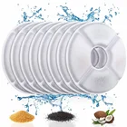 Сменный фильтр с активированным углем для собак, автоматическая кормушка, питьевой фонтан для кошек, Круглый дозатор для домашних животных, аксессуары для кошек