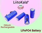 2021 умное устройство для зарядки никель-металлогидридных аккумуляторов от компании LiitoKala 32700 lifepo4 батарея 7000 мАч емкость 55A Lii-70A высокой мощности + никель игрушечный лист Автомобильный Дистанционный пульт летательный аппарат