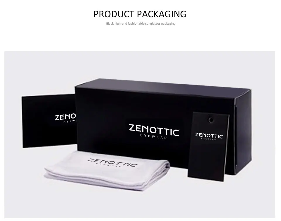 Очки ZENOTTIC из титанового сплава для мужчин прогрессивные очки близорукости