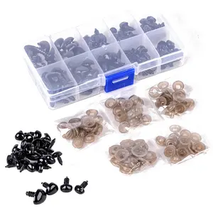 Пластиковый треугольный нос с шайбами, для кукол, медведей, игрушек, кукол, для самостоятельной сборки, 100 шт.коробка, 5 размеров