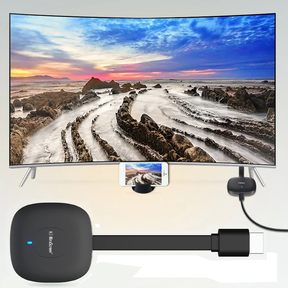 4K TV Stick 2 4G/5G Адаптер беспроводного дисплея одинаковое устройство экрана для YouTube