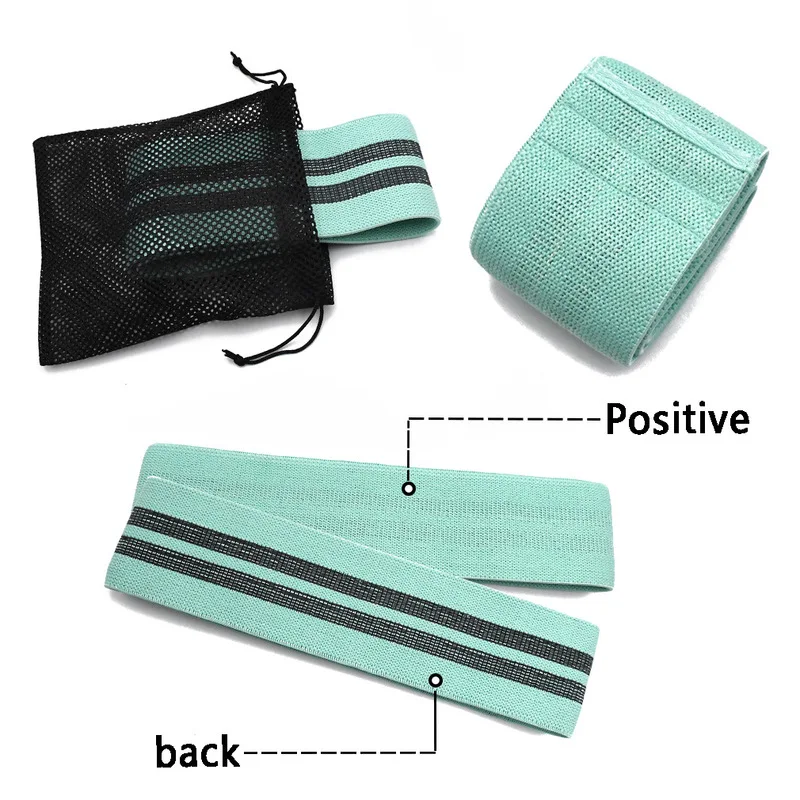 Ткачество эластичная лента фитнес женский хип тяговое сопротивление мужской