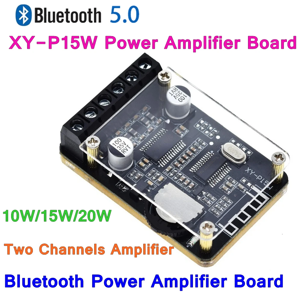 GREATZT 10 Вт/15 Вт/20 Вт стерео Bluetooth Мощность Плата усилителя 12V/24V Высокое цифровой