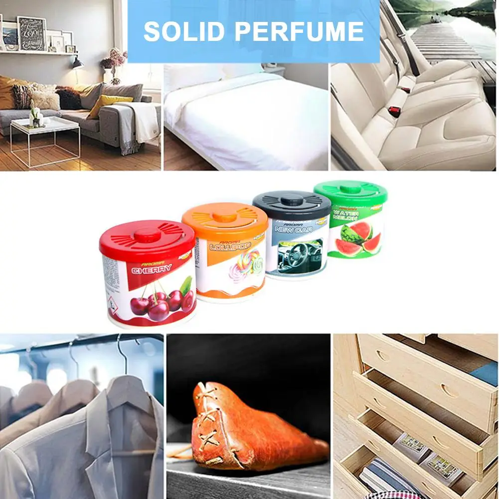 Закрытый твердый парфюм консервированный 90 г вишня новый автомобильный