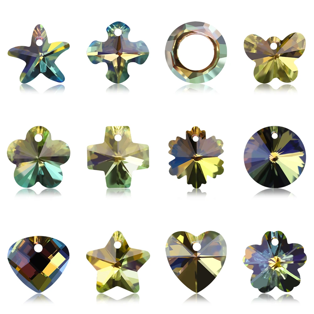 

Австрийские хрустальные бусины 14 мм, сердце, крест, Бабочка, кольцо, звезда, категория, стеклянные подвесные драгоценные камни для самостоят...