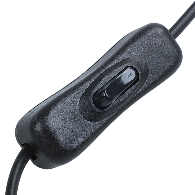 5.5x2.1mm DC Connector Switch Cord Black for Single Color LED Strip | Лампы и освещение