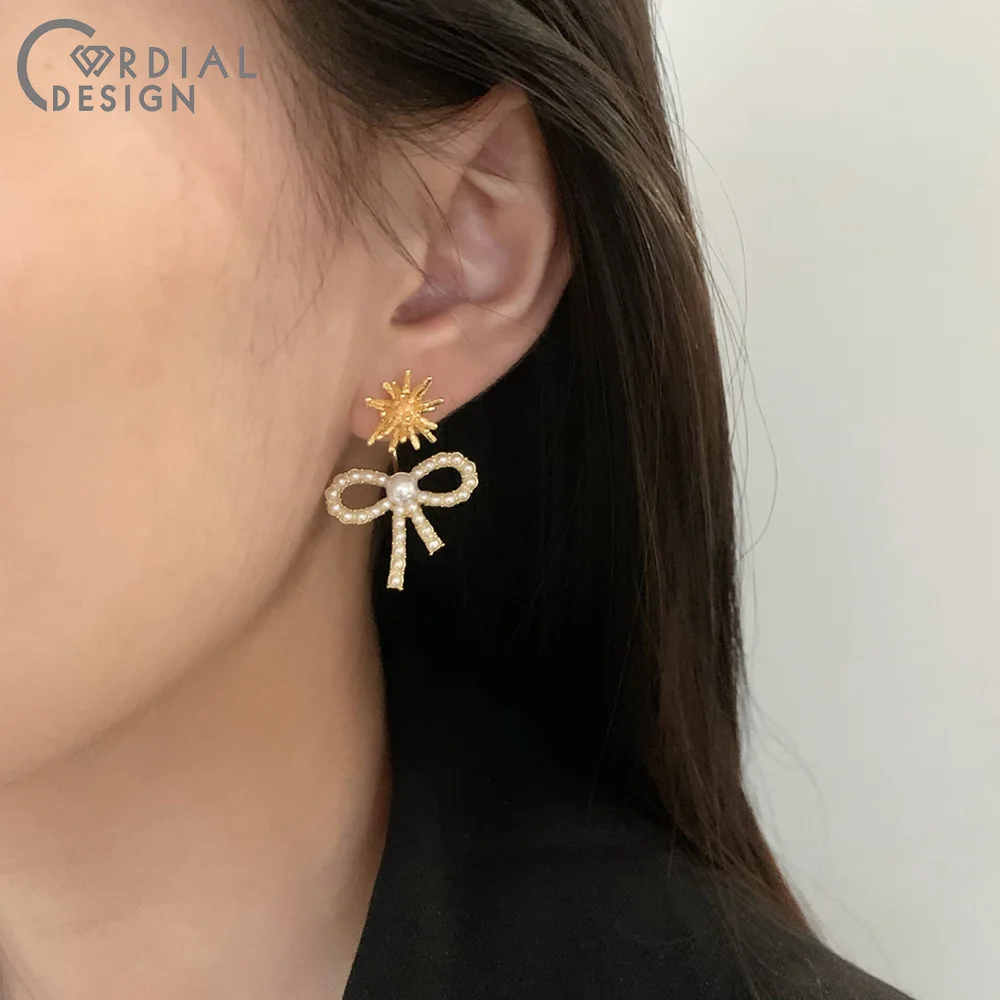 

Cordial Design 50Pcs 24*34MM Jewelry Accessories/Earring Back/DIY Charms/Imitation Pearl/Hand Made/Jewelry Findings & Components