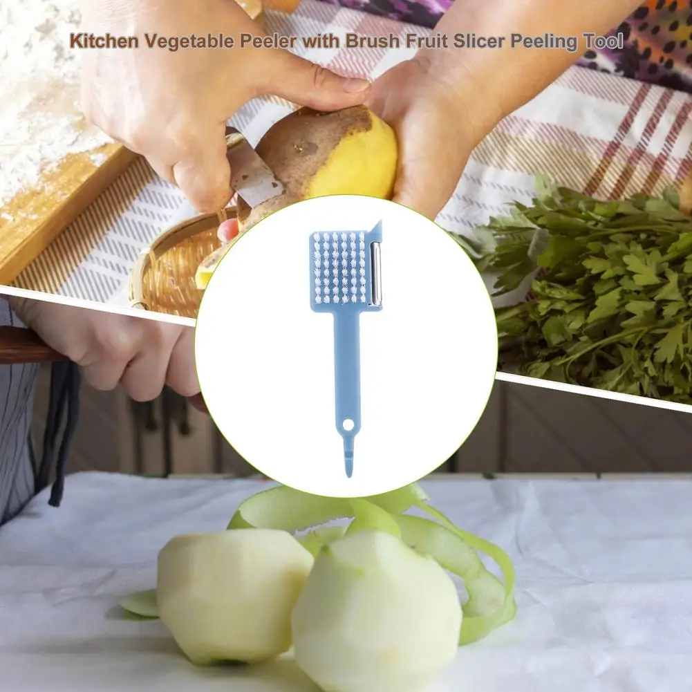 Овощной очиститель с кистью огурец морковь машины для очистки кожуры терки