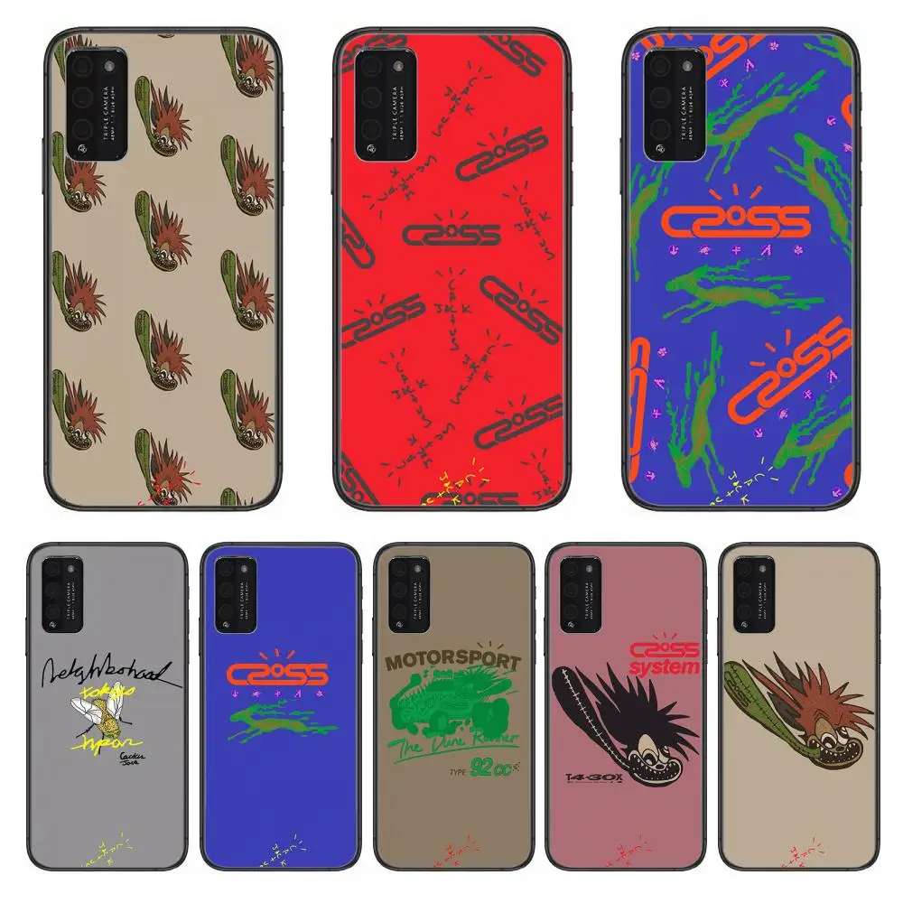 

Luxury fashion brand Clear Phone Case For Huawei Honor 10 20 30 9 X Pro Lite V 5G RU Black Etui Coque Hoesjes Comic Fashion
