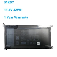 11 4v 42wh 51kd7 y07hk laptop battery for dell chromebook 11 3180 3189 series tablet
