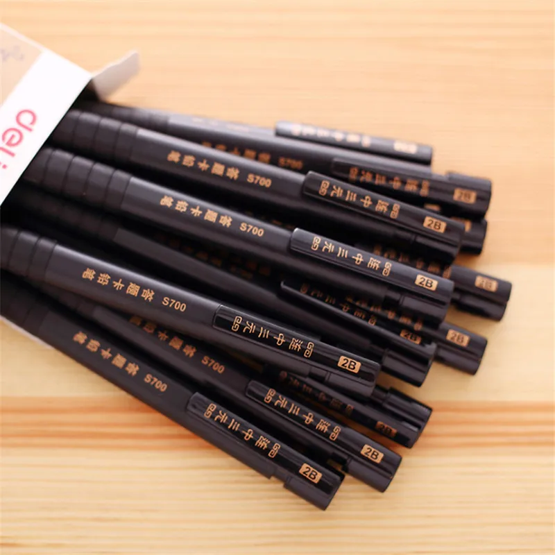 Карандаш с карточным покрытием deli пенал ответом студенческий тест 2B карандаш для