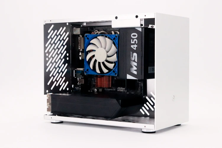 A4 мини-чехол из алюминиевого сплава ITX маленький игровой компьютерный шасси с