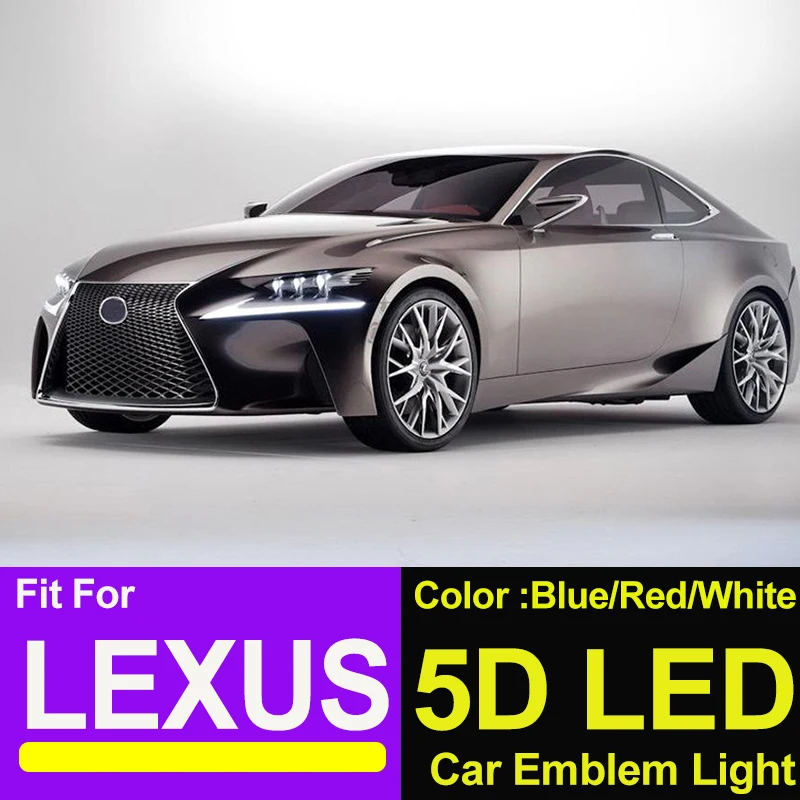 Аксессуар синий/красный/белый 5D эмблема автомобиля светильник значок Cvoers авто
