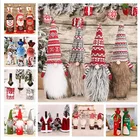 Рождественская Крышка для винной бутылки, Рождественское украшение для дома 2021, рождественские украшения, декор с новым годом 2022, Navid Noel