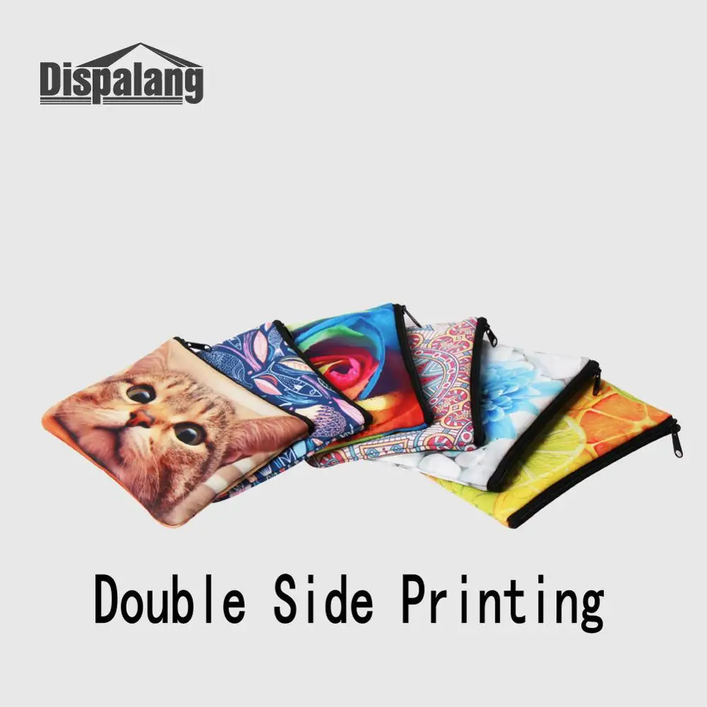 Женский портативный короткий кошелек балетный мультяшный Кошелек для монет