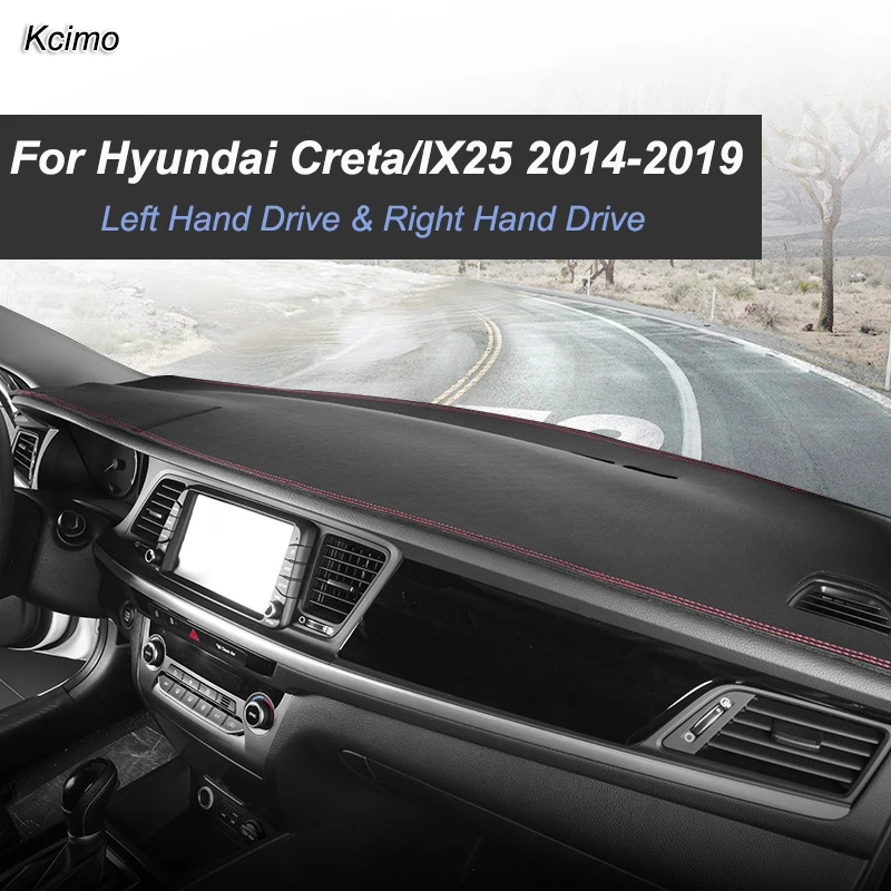 

For Hyundai Creta Ix25 2014-2019 Anti-Slip Mat Dashboard Cover Pad Sunshade Dashmat Carpet Car Accessories