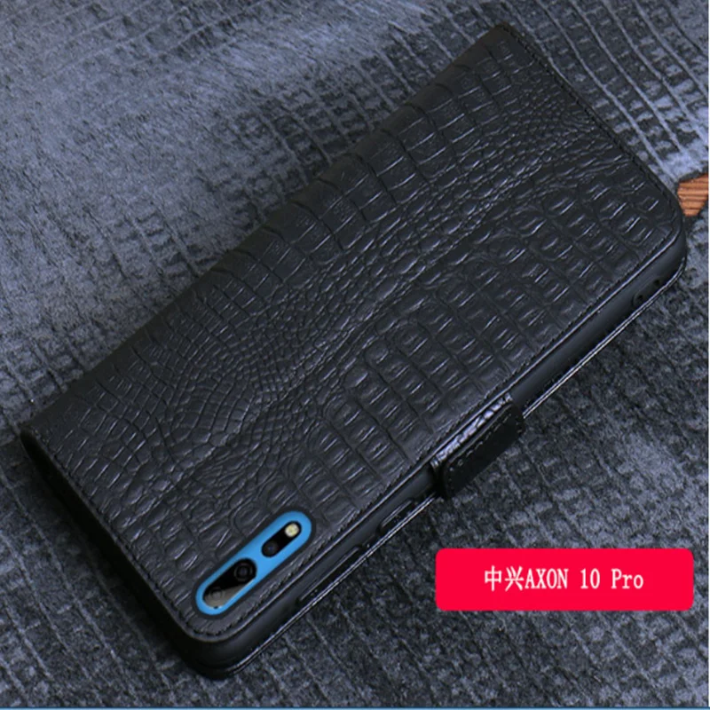 

Business wallet phone case genuine leather phone bag for ZTE AXON 10 Pro/ZTE AXON 9 Pro/AXON 7 A2017 wallet case card money Slot